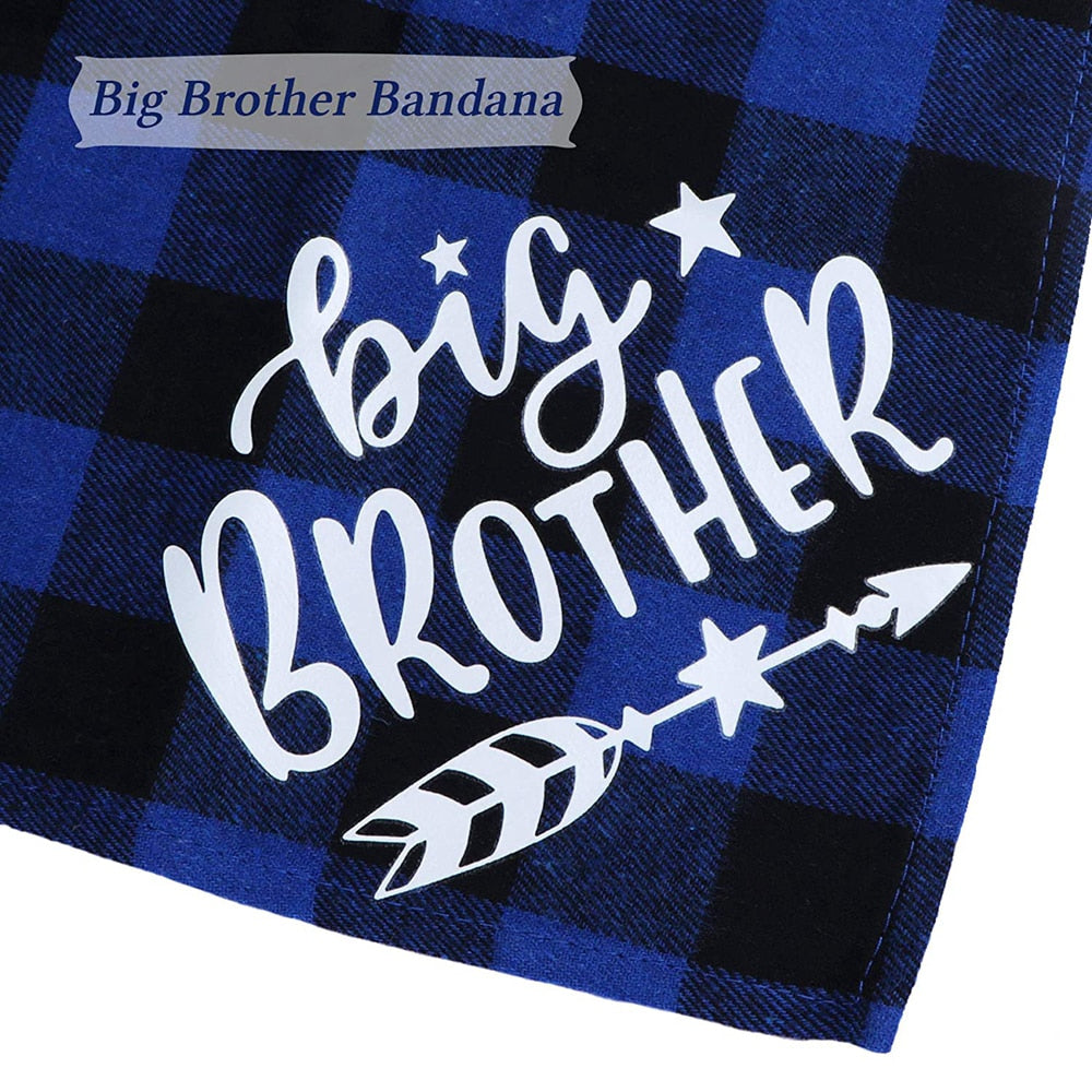 Big Brother/Big Sister Dog Bandana